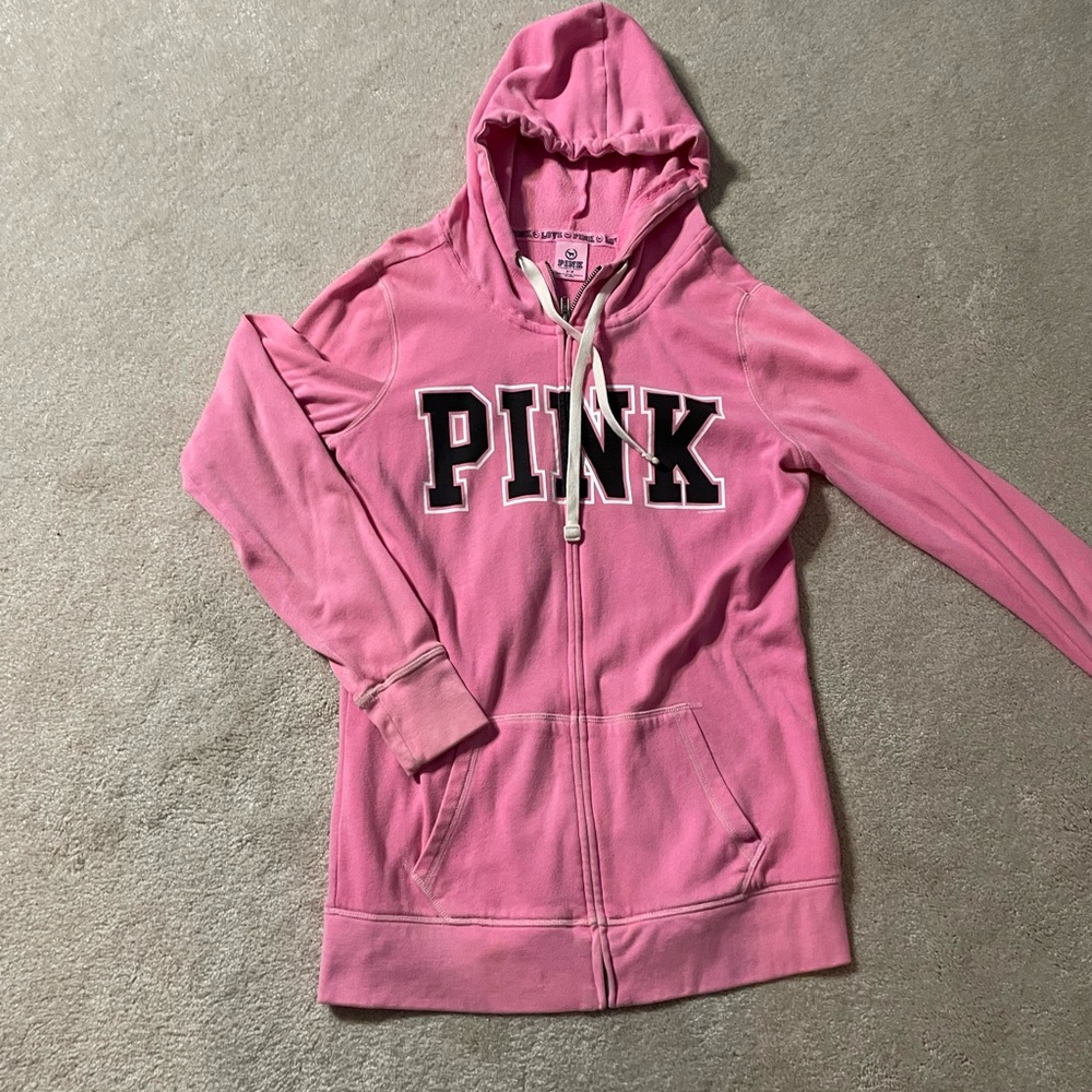 Victoria's Secret PINK Zip-Up Hoodie - Pink